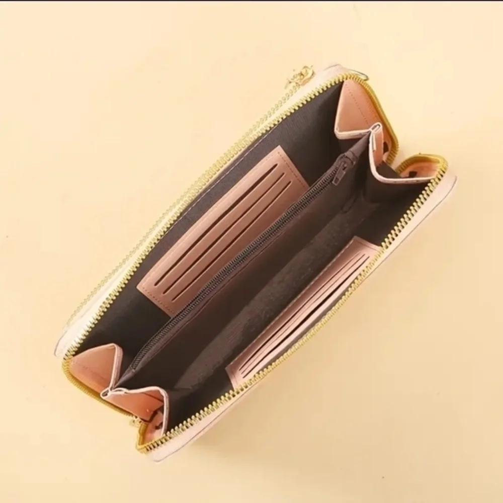 Small‎ Crossbody Bag Touch Screen Phone Case, Cellphone Purse Wallet PU Leather